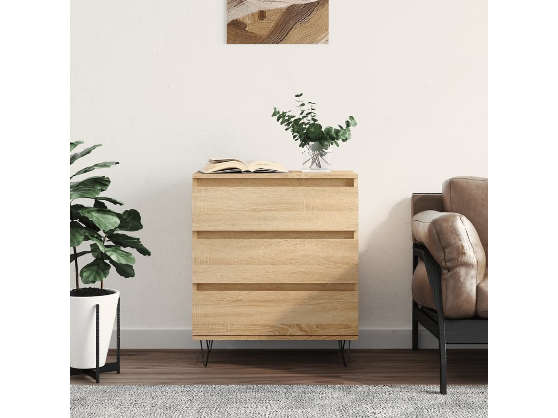 Lovely Home Aparador 60X35X70 Cm Derivados de Madera Color Roble Sonoma
