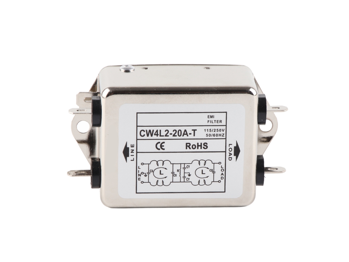 Terminal De Línea De Alimentación Con Filtro Emi Cw4l2-20a 115v/250v 20a 50/60hz