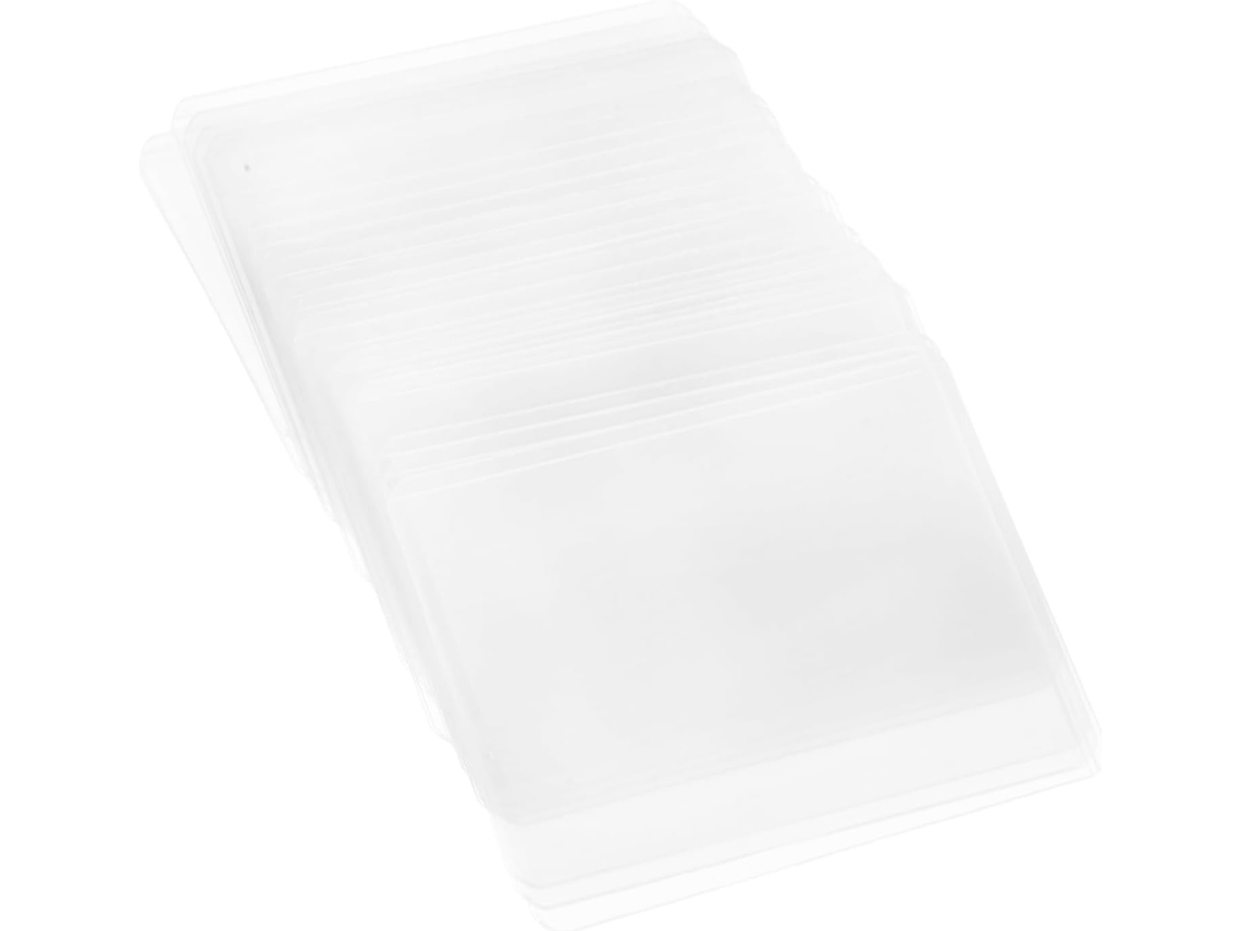Bolsas Coleccionables De Plástico Rígido Transparente De 25 Piezas