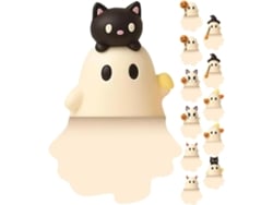 Juego De 12 Figuritas Decorativas, Funda Para Teléfono, Accesorio Adhesivo, Regalos De Halloween Y Recuerdos Para Fiestas.