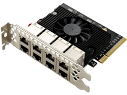 Tarjeta Controladora Gigabit Ethernet, Puertos Pcie X8, 1 Chip, Nic Rtl8111h, 1x 1000 Mbps Para Control