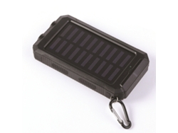 Mali bateria Solar Portátil 10000mah À Prova D'água com 2 Usb Lanterna Bússola para Celular Outdoor