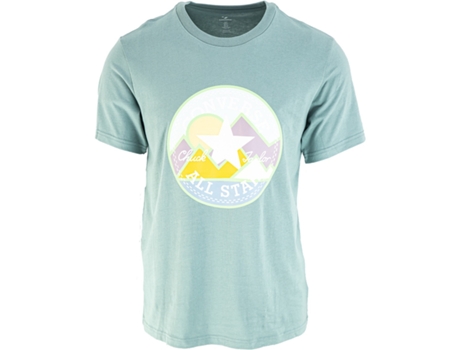 Camiseta de Hombre CONVERSE Coastal Remix Gris (shoes//eu/XS)