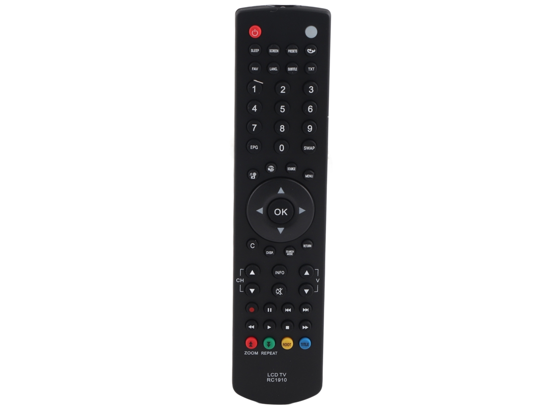 Mando A Distancia De Repuesto Para Televisores Led Hitachi Techwood Orion Rc1912 Rc1910 Lc-32sh130k Lc24dv510k