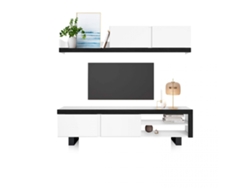 Salón Axis UP 180 Blanco - Ceniza 180 x 49 x 40 cm