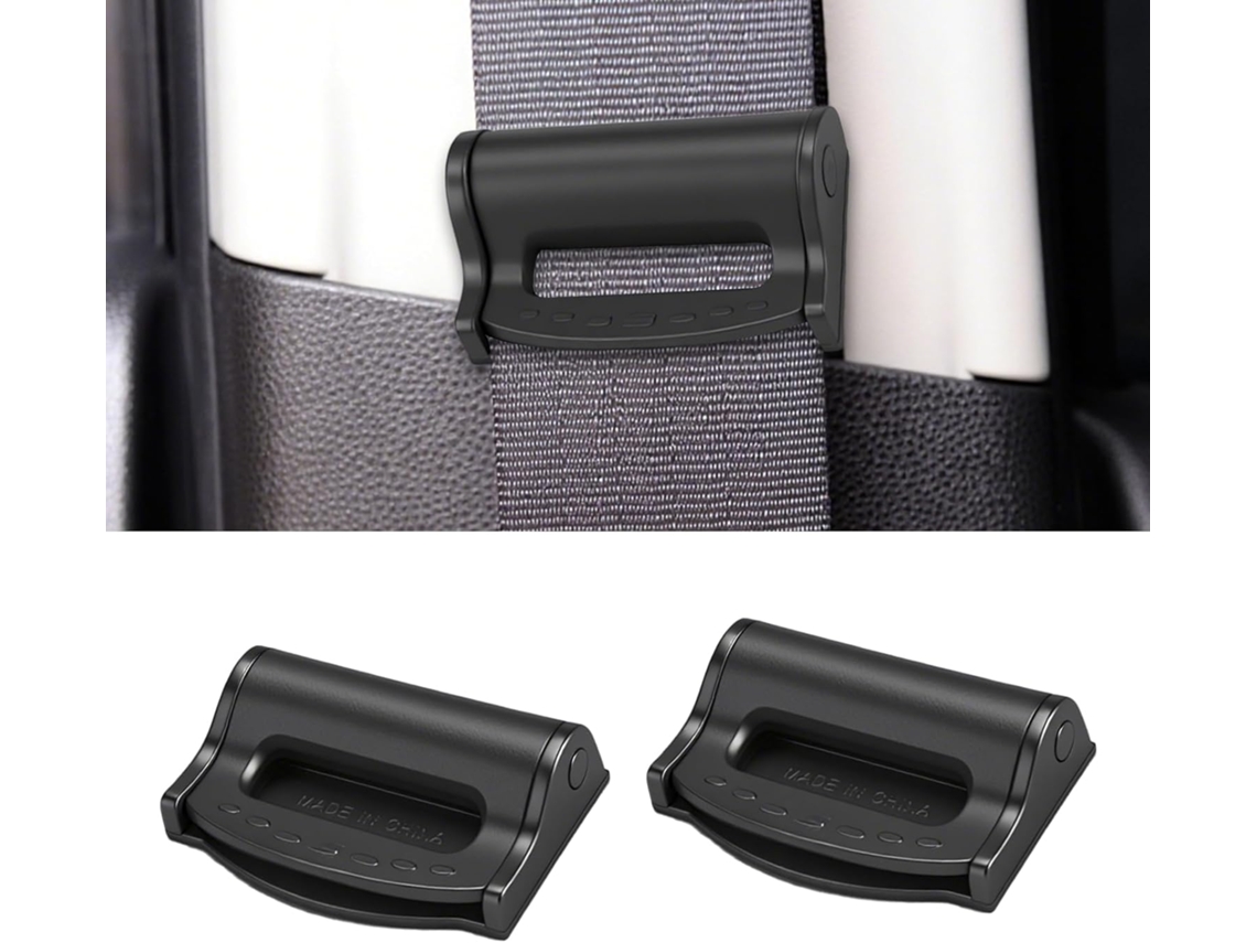 Ajustador De Cinturón De Seguridad Para Coche De 2 Piezas, Clip Universal Ajustable Para Todas Las Edades.