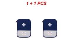 Mini botiquín portátil de primeros auxilios para viajes, acampadas y supervivencia, ideal para emergencias y actividades al aire libre. Incluye estuche de transporte.