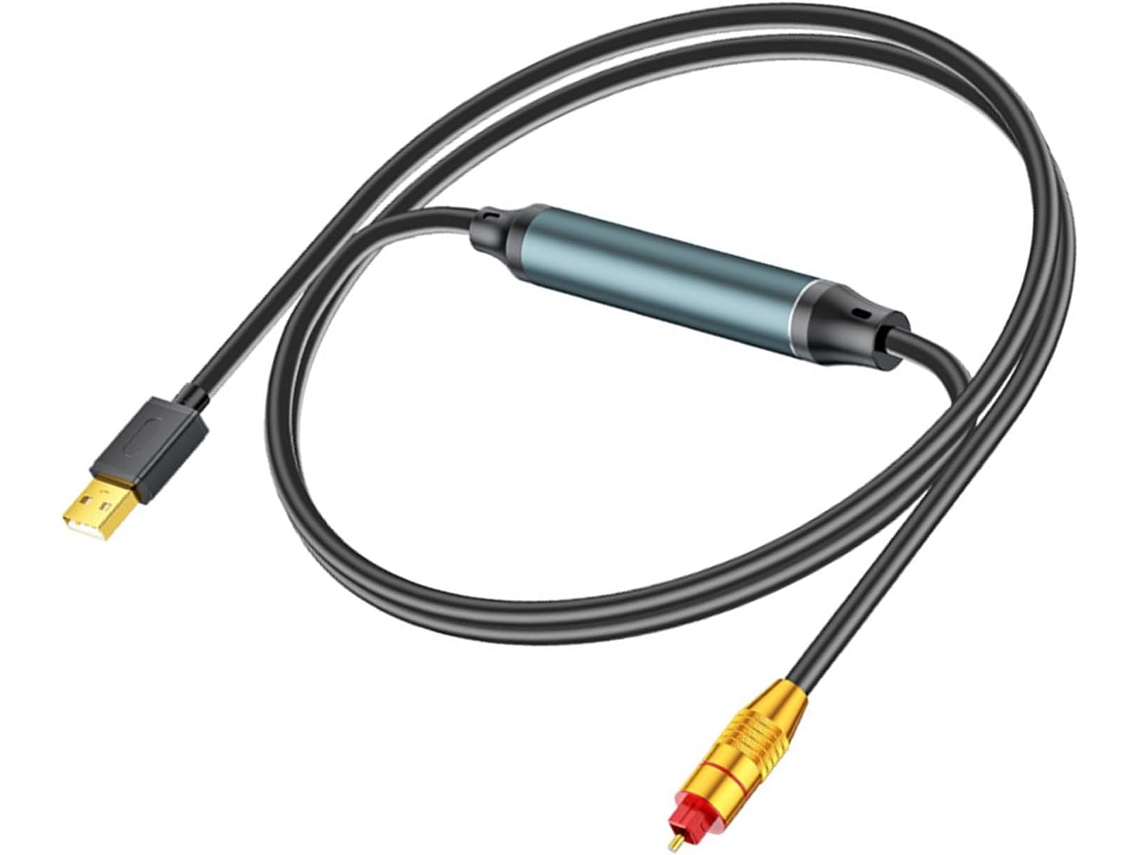 Adaptador Usb A Fibra Óptica Spdif - Convertidores De Conexión Para Ordenador