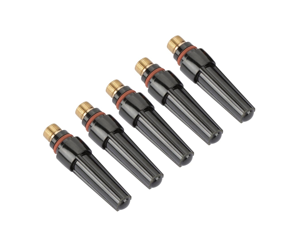 5 tapas traseras para antorcha de soldadura TIG 57y03 (medianas) para antorchas de soldadura TIG WP-17/18/26