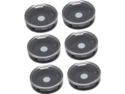 12 Pièces 26mm Boîte De Fard À Paupières Remplacement 6 Distributeur Magnétique Vide Blanco Palyte