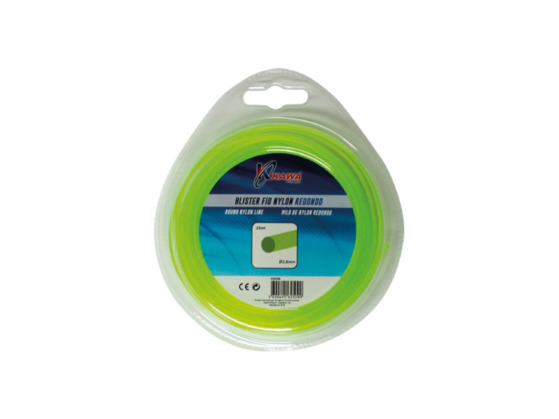 Kawapower Hilo De Nylon Redondo 1,3 Mm 15 M