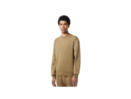 Camiseta de Hombre LACOSTE Melloton Gratte Algodón Marrón (L)
