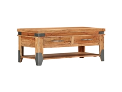Mesa de Centro Apoyo 110X52X45 Cm Madera de Acacia Maciza