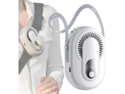 Ventilador personal de cuello - Ventiladores con clip de 5 velocidades - Pantalla LED SFUSHOS