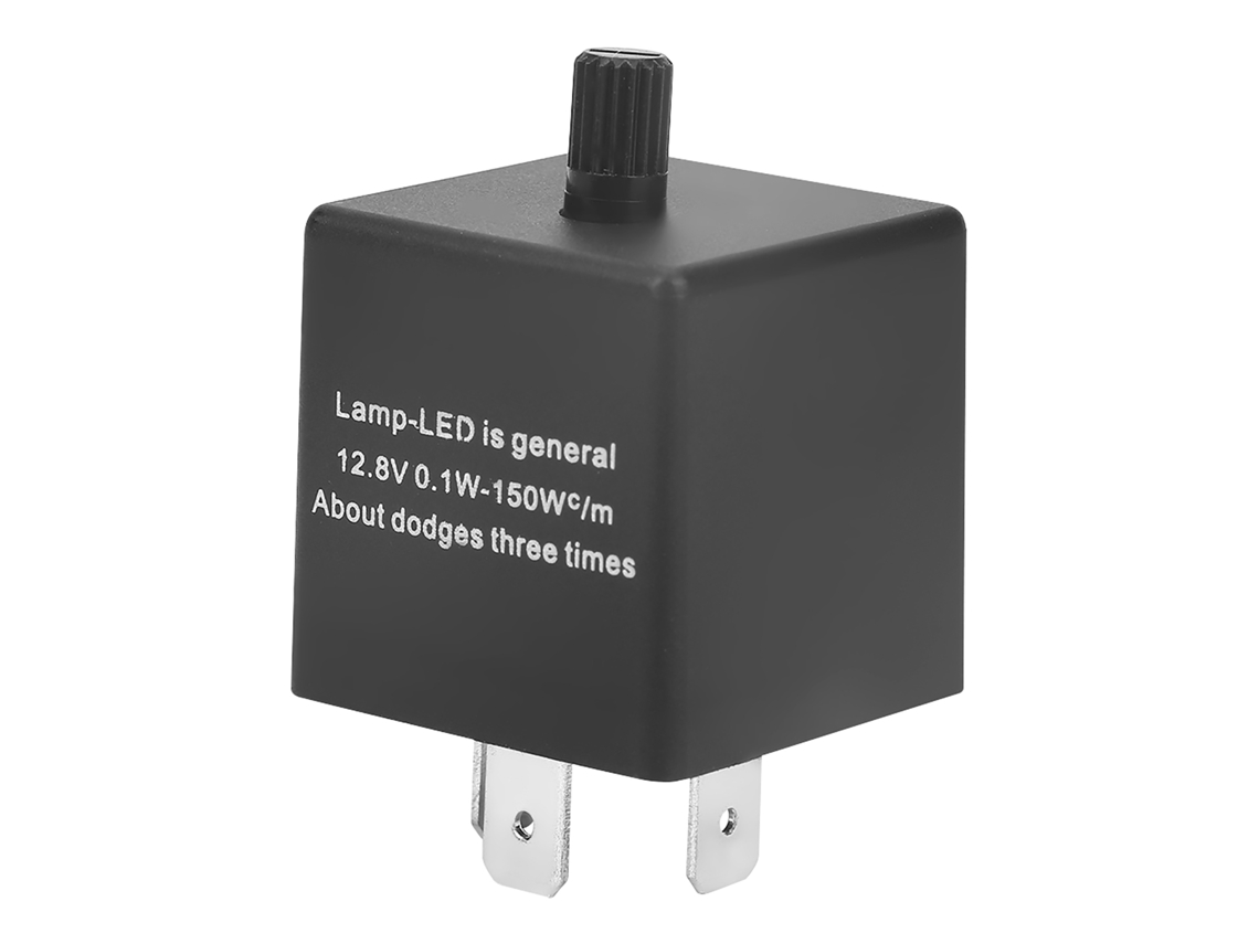 Relé Intermitente Led Ajustable Cf13 Kt De 3 Pines Para Corregir El Parpadeo Rápido De Las Luces Intermitentes.