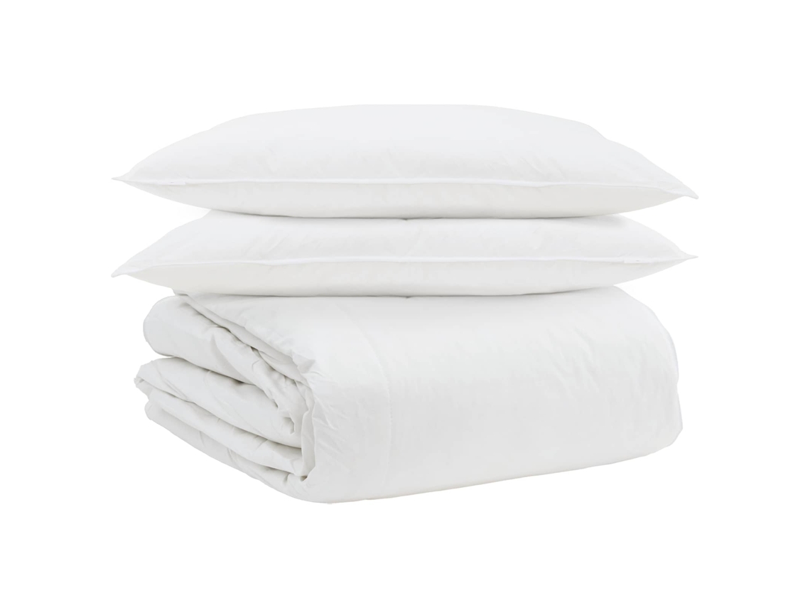 Juego De Edredón Con Almohada 3 Uds | Duvet Pluma De Pato