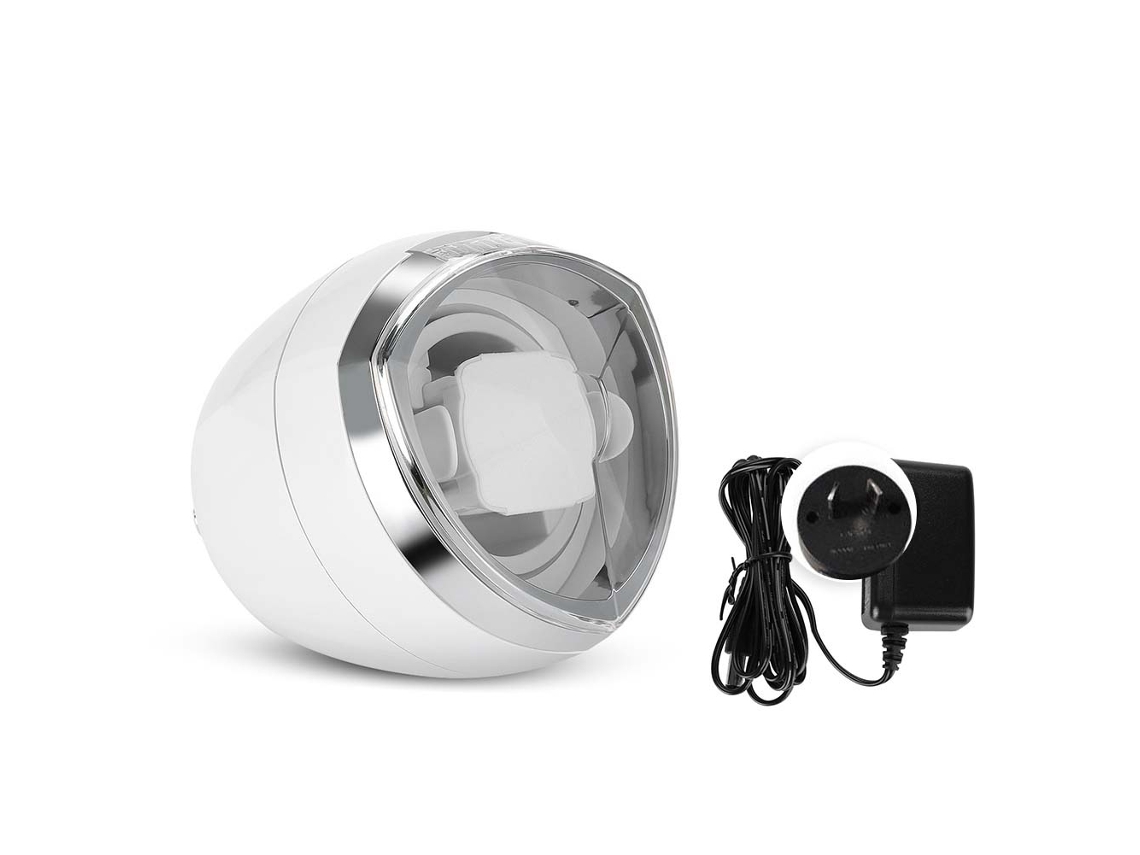Enrollador Automático De Relojes Con Luz Led Azul, Estuche De Exhibición Y Almacenamiento Compacto.