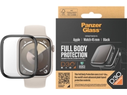 Funda protectora PANZERGLASS para Apple Watch Series 7/8/9 (45 mm - Negro)