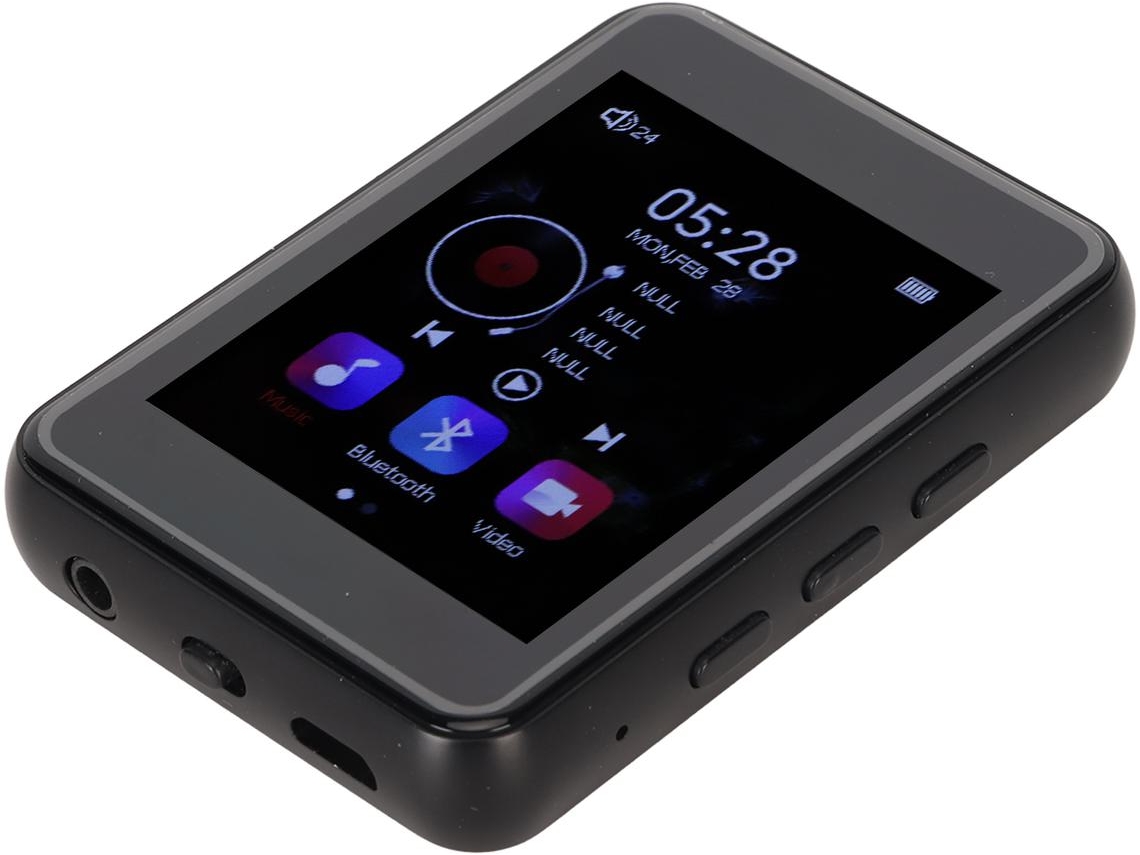 Reproductor MP3/MP4 Bluetooth YIZHOOD MP06 con pantalla táctil de 2.4Inch 16 GB (negro)
