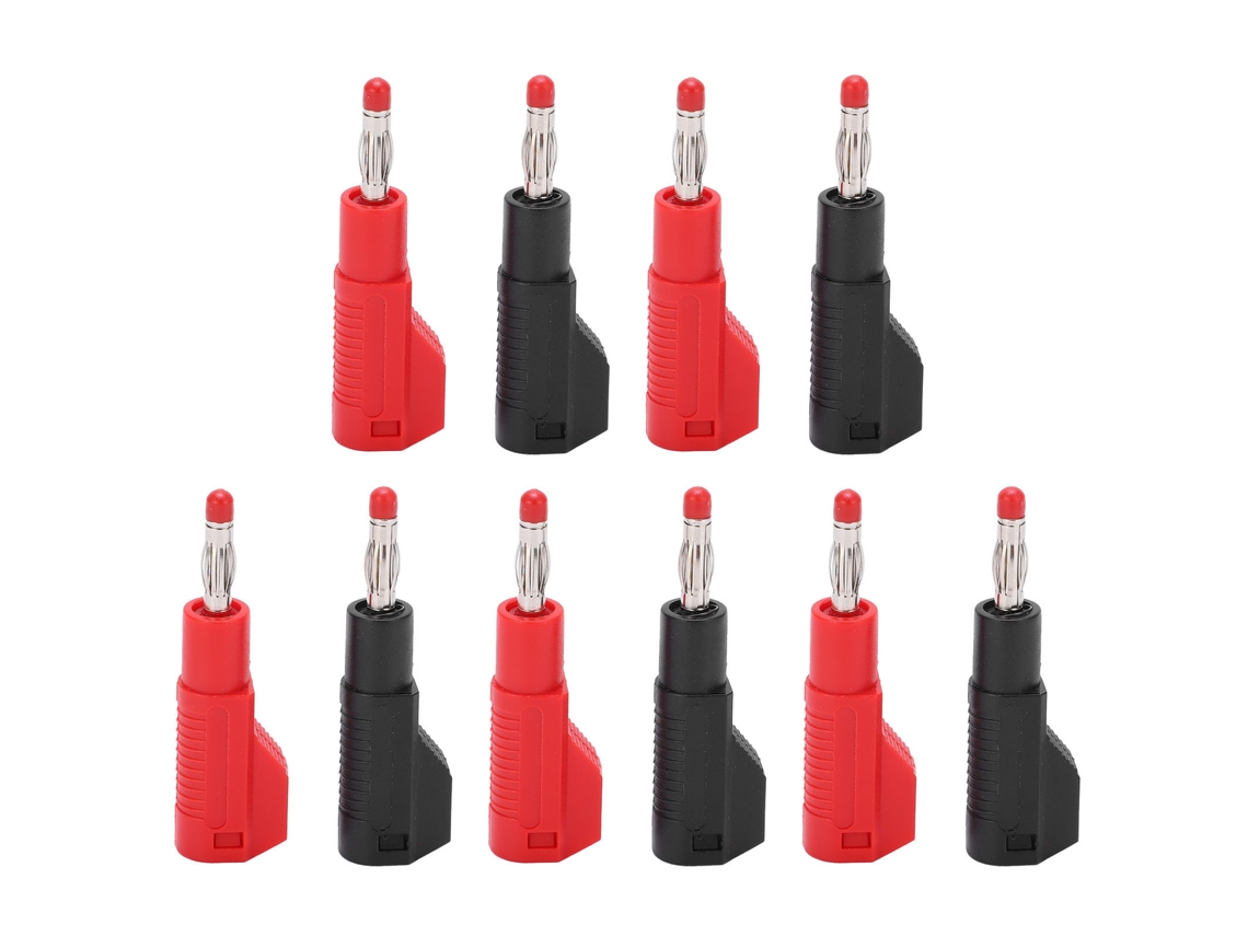 Juego De 5 Conectores Banana Telescópicos, Pvc Ignífugo U39 De 4 Mm, Para Pruebas Eléctricas.