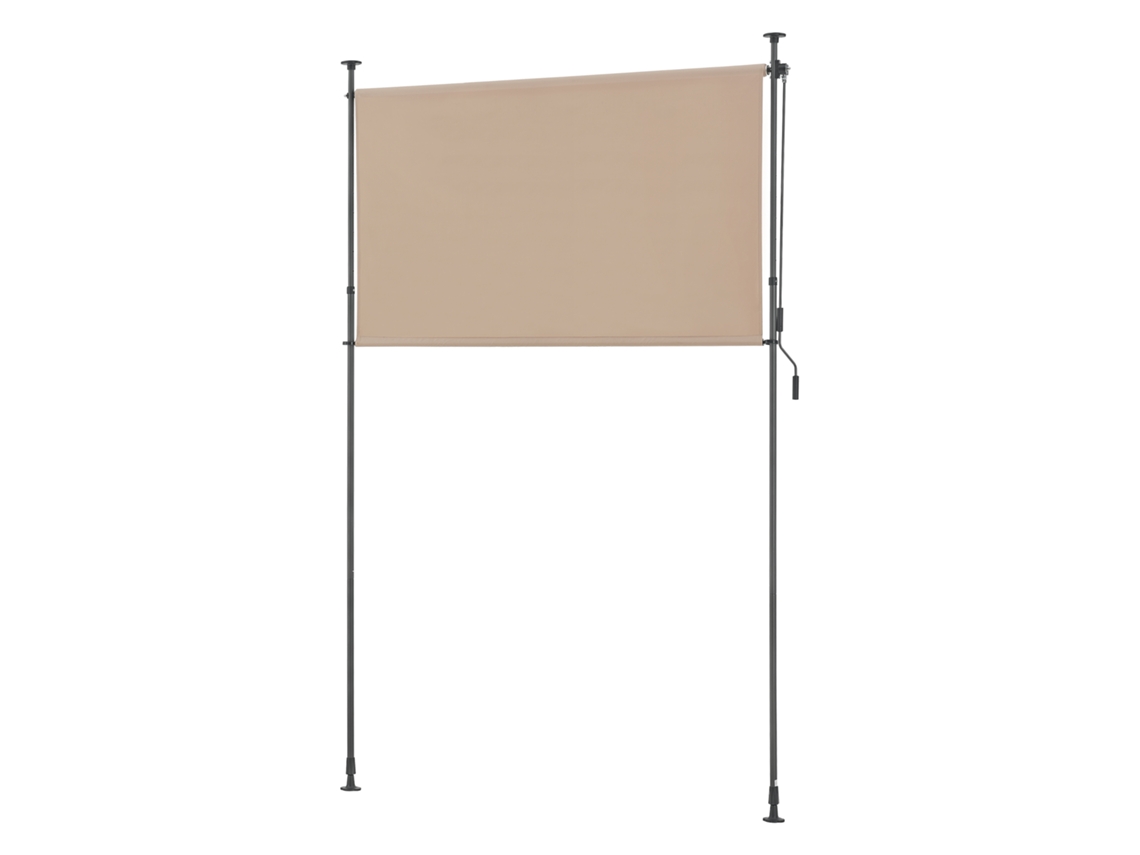 Persiana enrollable para exteriores Cimarra poliéster 200 x 270 x 310 cm color arena pro.tec