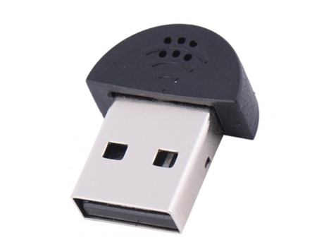 Mini portátil USB 2.0 Micrófono Speech Mic Audio Adapter Driver