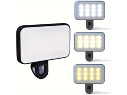 Anillo De Luz Led Portátil Y Recargable Con Tres Modos De Iluminación, Doble Fuente De Alimentación Y Clip Ajustable Para Decorar Durante Lo