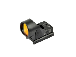 Mira de punto rojo, aluminio resistente, brillo ajustable, riel de 20 mm negro (OEM)