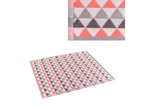 Alfombra de Exterior BIGBUY HOME (90.00 x 150.00 x 0.50 cm - Polipropileno - Gris)