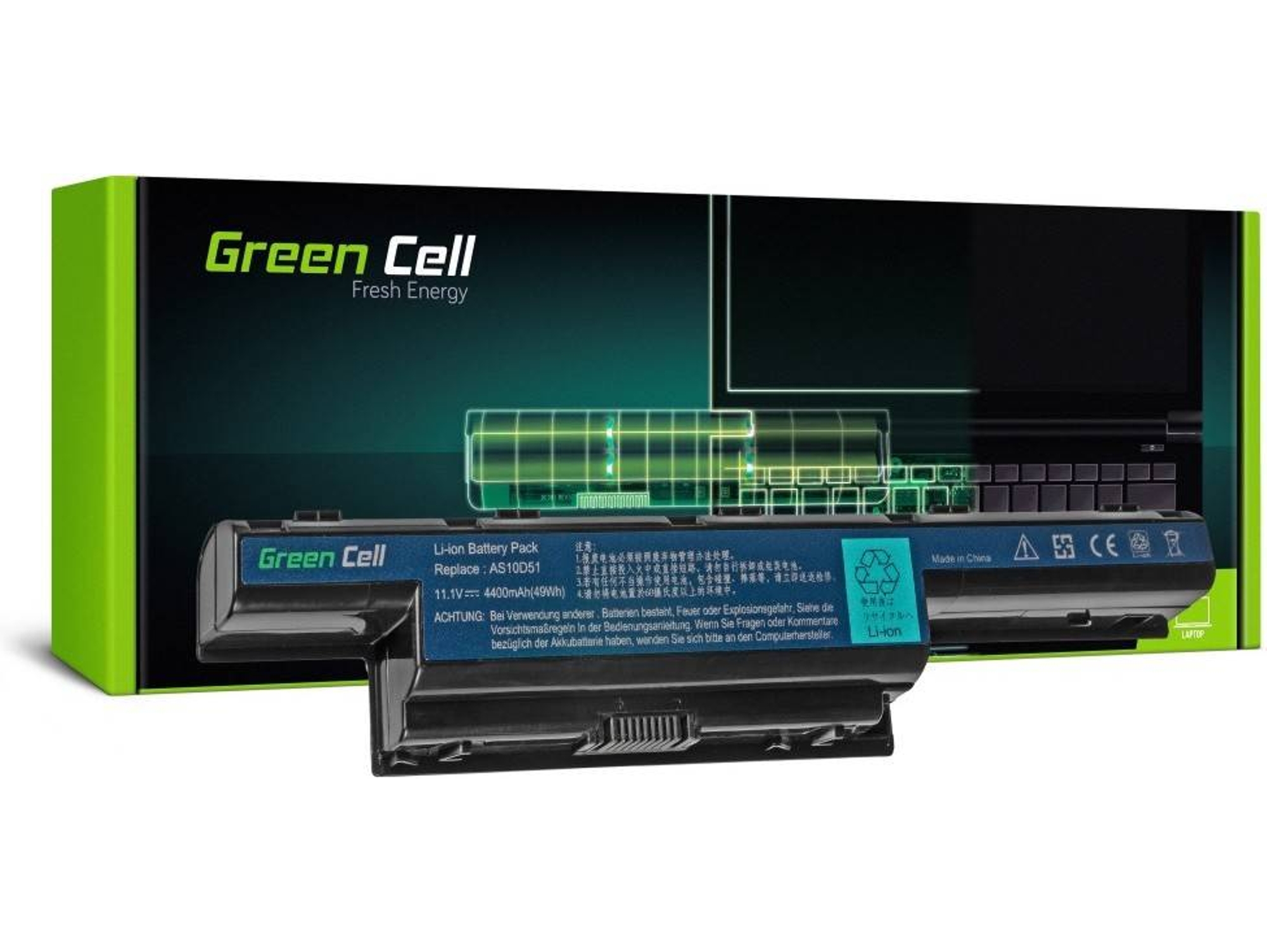 Batería para Portátil AS10D31 AS10D41 AS10D51 Acer Aspire 5733 5741 5742 5742G 5750G E1-571