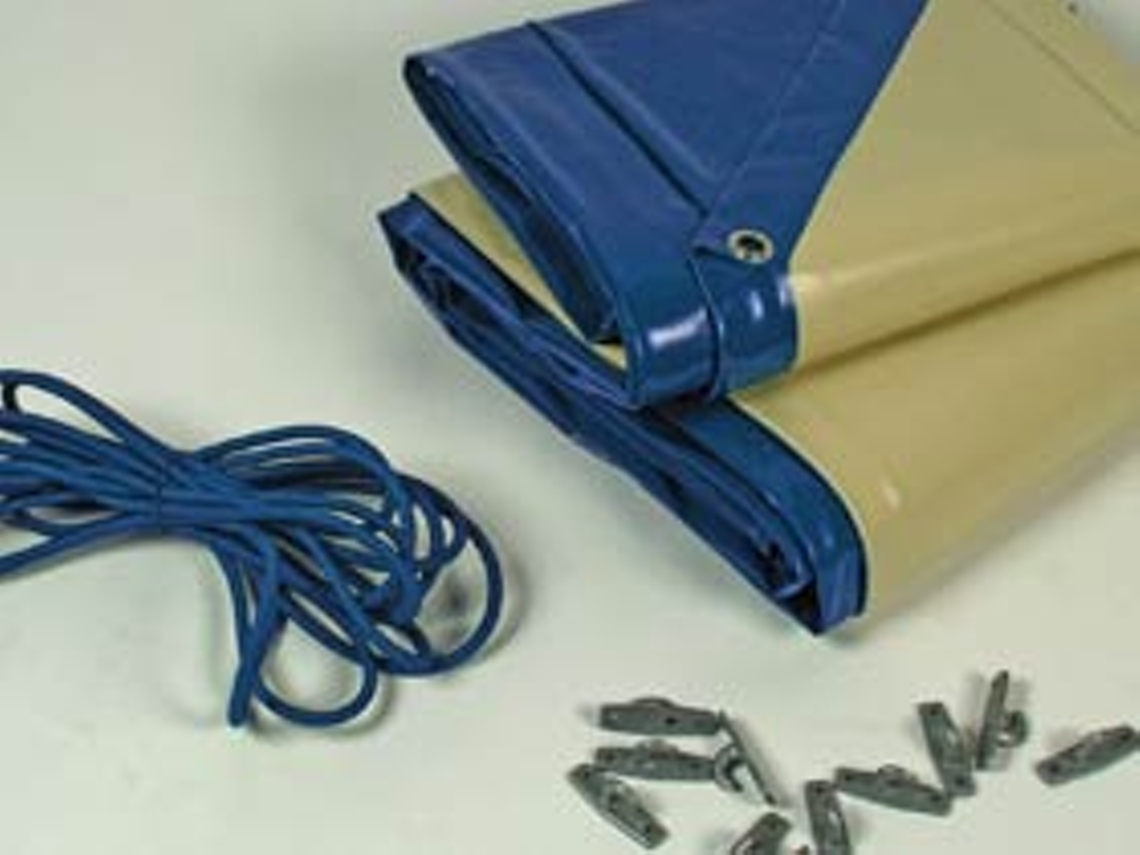 Cubierta para piscina de invierno Venecia - 280 gr/m² - Azul