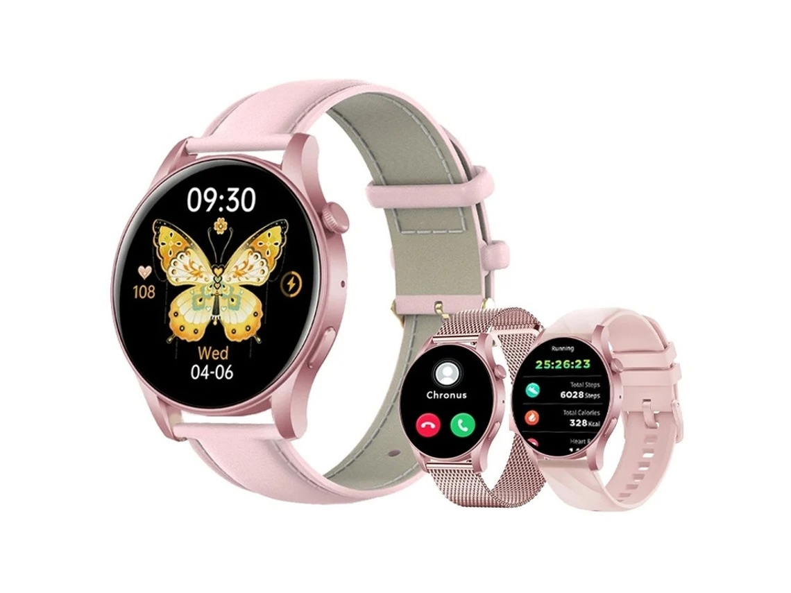 Reloj inteligente de fitness con llamadas y pantalla táctil de 1,43 pulgadas, monitor de frecuencia cardíaca y Rast Bestvite