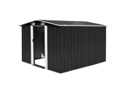 Cobertizo VIDAXL Antracita Acero (257x298x178 cm)