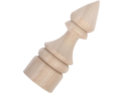 Mástil ornamental de madera, estilo clásico moderno, acabado de soporte de carga, muebles decorativos, oficinas, liso, GOKOCO
