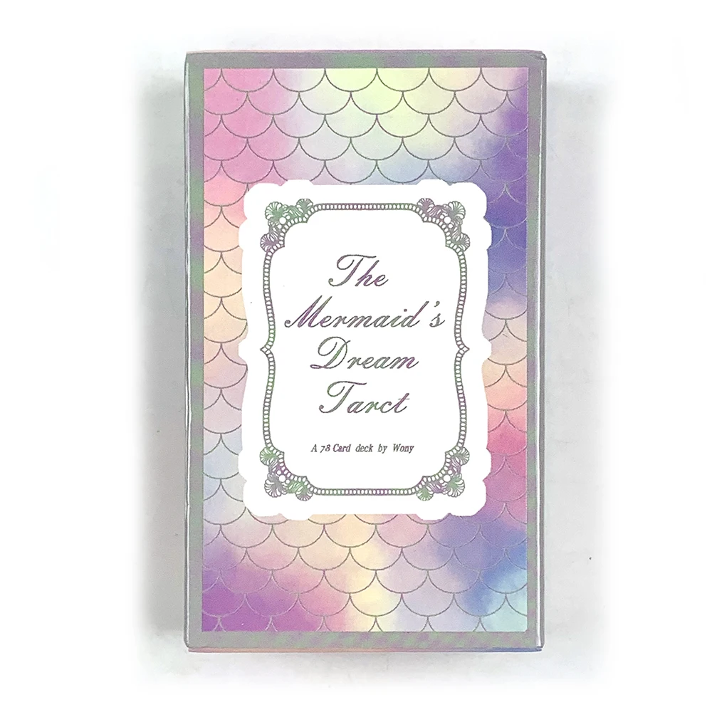 Cartas De Tarot Sueño De Sirena, 78 Cartas De Tarot Con Un Diseño Precioso, Ideales Para La Adivinación Y Juegos De Fiesta.