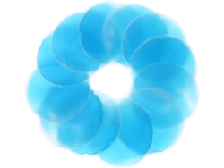 Juego de 12 compresas de gel redondas reutilizables para heridas, para tratamientos de frío y calor.