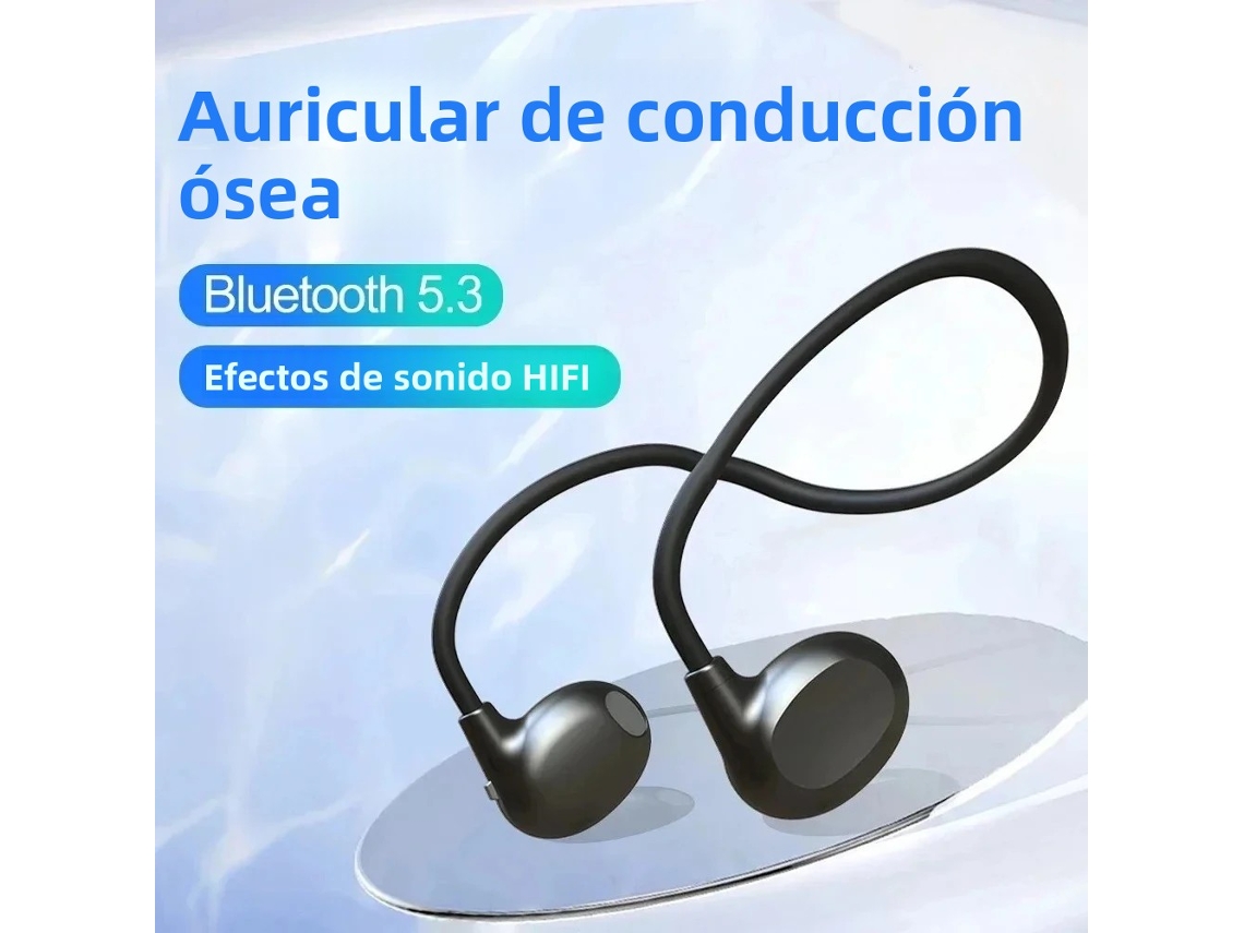 Auriculares Estéreo Inalámbricos De Conducción Ósea Bluetooth 5.3 Resistentes Al Agua Con Micrófono