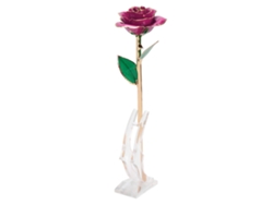 Base de oro rosa de 24k para madre, esposa, novia, morado