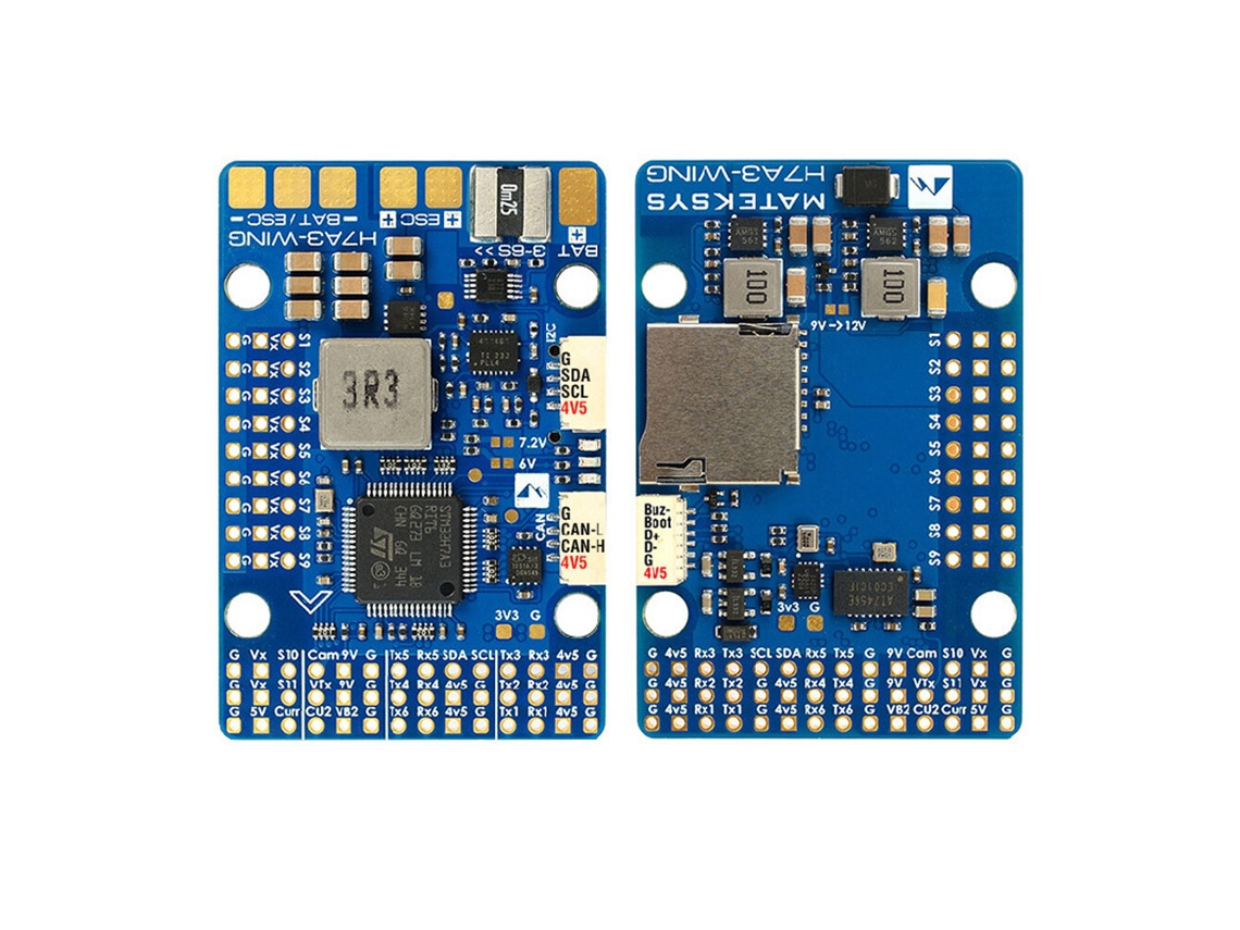 Flight Controllermatek H7a3-wing Flight Controller Osd 3-6s For Rc Airplane Fixed Wing