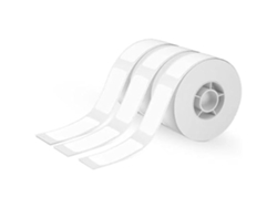 Rollo de etiquetas de papel blanco Edm 07796 (3 unidades) para impresora térmica