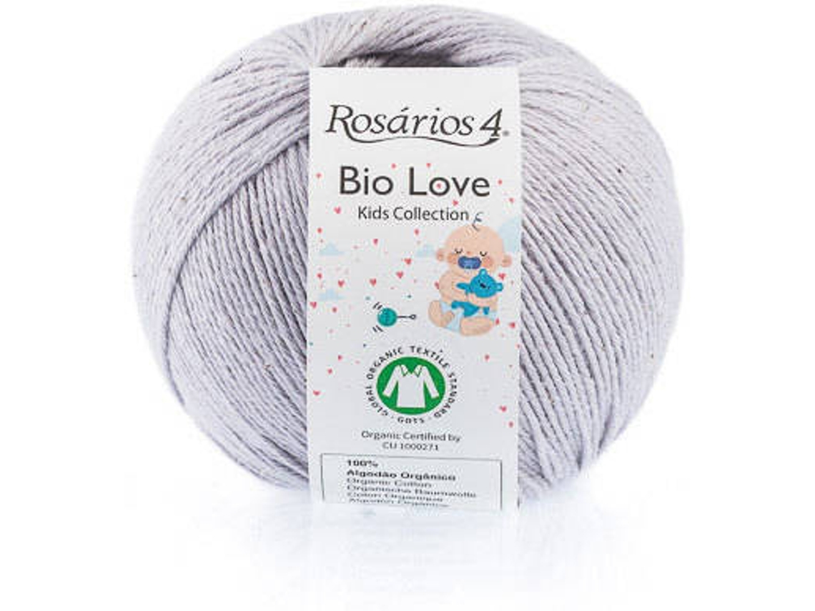 Hilo de Lana ROSARIOS 4 Bio Love P150045 (Morado - 7,5x7x7,5 cm - Lana)