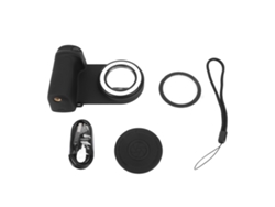 Mali grip de Câmera com Luz Led Recarregável, Controle Remoto Bluetooth e Suporte Magnético para Celular