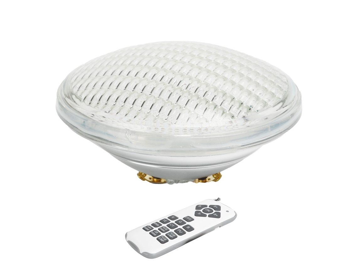 Bj-lâmpada Subaquática Led Para Piscina Colorida Com Cristal Grosso Embutido Par56 25w 2500lm