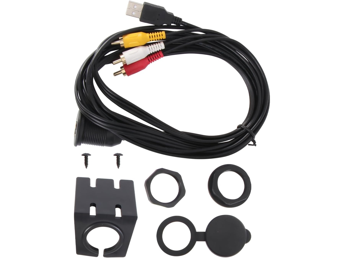 Negro Para Cable D'extension Hembra-femelle De 2