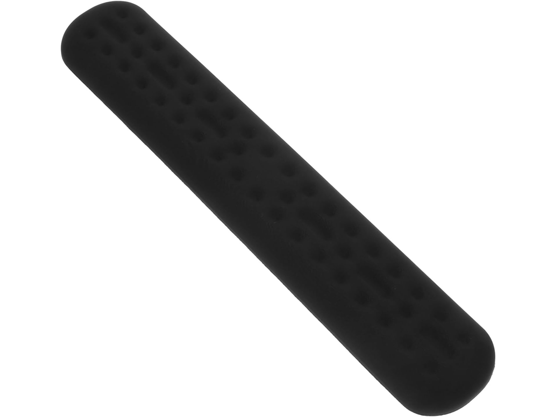 Reposamuñecas Ergonómico De Espuma Viscoelástica Para Teclado Y Ratón, Cojín Negro.
