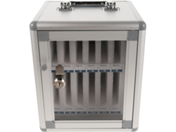 Caja De Seguridad Transparente Con Cerradura Para Teléfono, Fabricada En Aleación De Aluminio Ligera Con 12 Compartimentos.