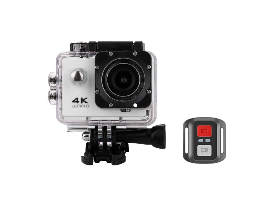 Cámara De Acción 4k, Resistente Al Agua, Con Función De Control Remoto Wifi. Panoona