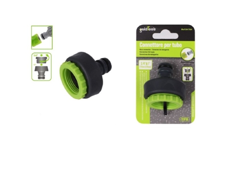 Conector Rápido Universal Rosca Hembra 3/4 a 1 para Manguera de Jardín 94764 KAELA