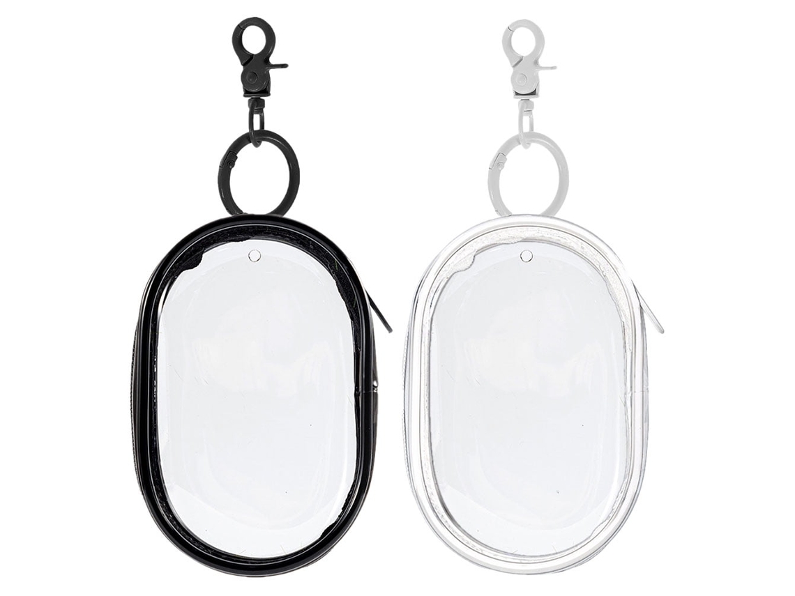 Bolsas De Armazenamento Transparentes Para Mini Bonecas, Para Pendurar, Para Levar Em Um Chaveiro.