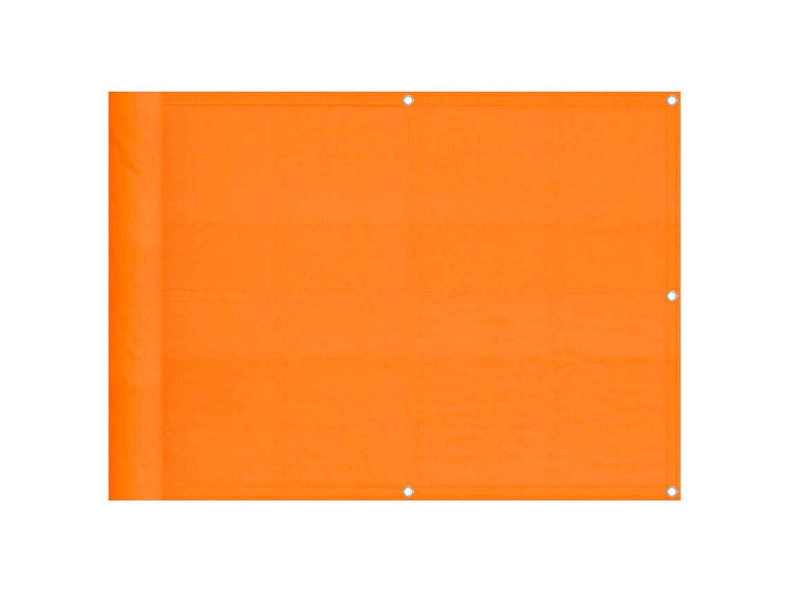 Maison Exclusive - Mampara De Balcón Naranja, 75x700 Cm, 100% Poliéster Oxford